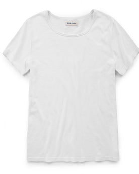 The Elle Crewneck Tee in Ivory: Featured Image, Knits by Taylor Stitch