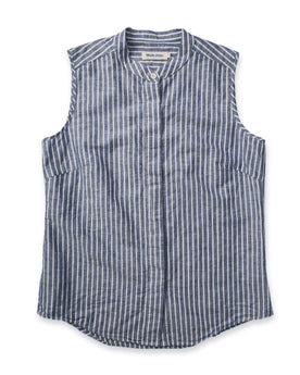 The Dillon in Indigo Stripe: Featured Image, Wovens by Taylor Stitch