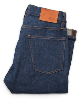 The Slim Jean in Indigo Broken Twill: Featured Image, Denim by Taylor Stitch