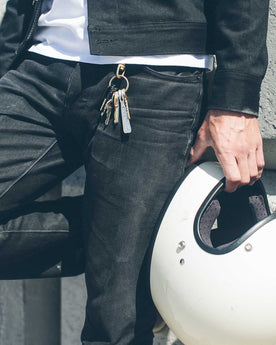 The Slim Jean in Yoshiwa Mills Black Selvage: Alternate Image 2, Denim by Taylor Stitch