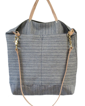 Ali Golden Reversible Tote - Green/Blue Stripe: Alternate Image 1, Accessories by Taylor Stitch