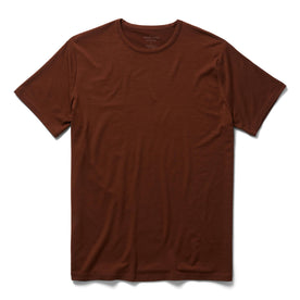 The Merino Tee in Russet - featured image