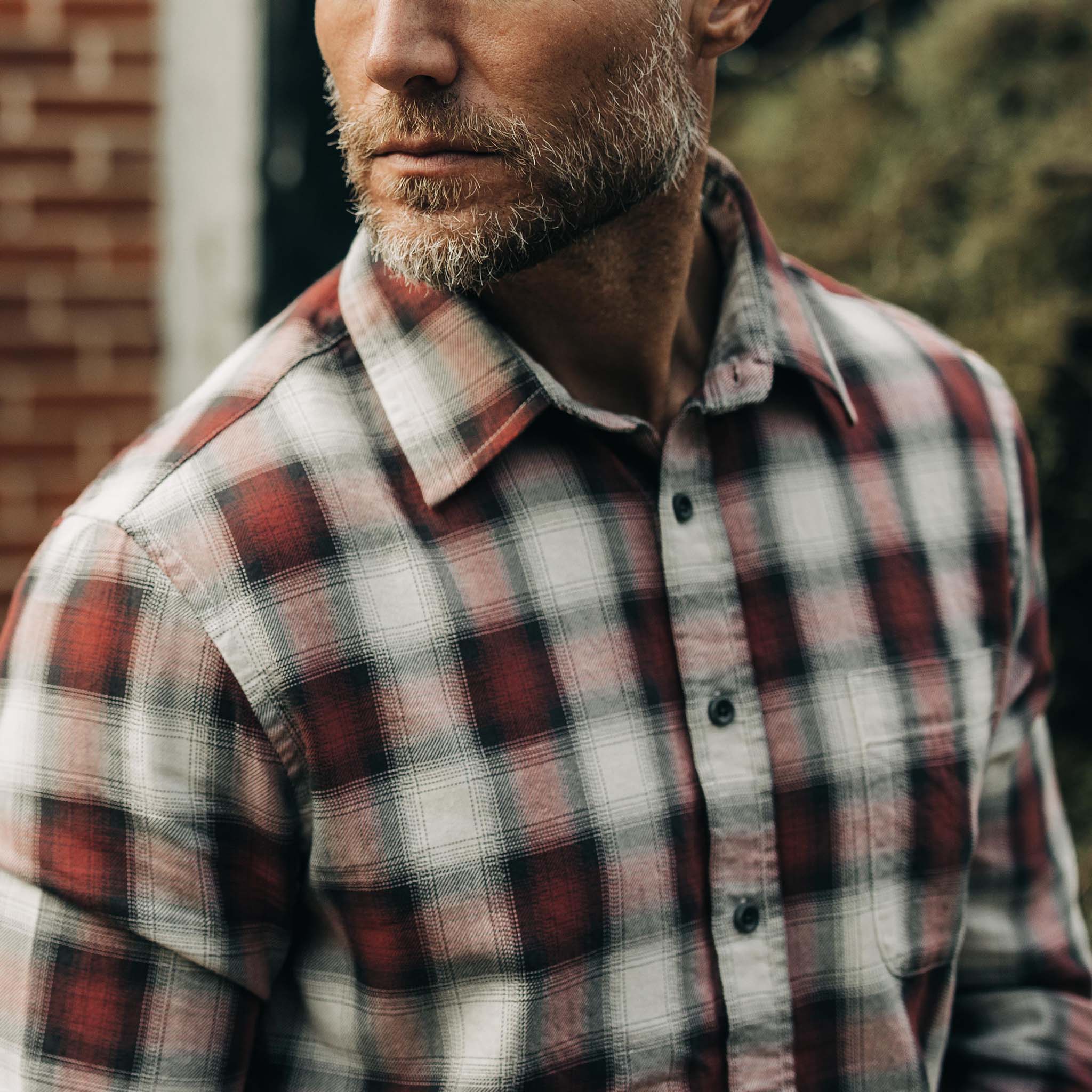 The Ledge Flannel Shirt in Conifer Plaid