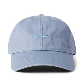 front image of The Everyday Cap in Washed Blue Twill