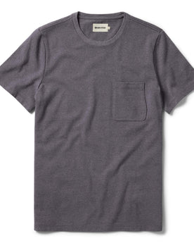 flatlay of The Heavy Bag Tee in Smoke, Knits by Taylor Stitch