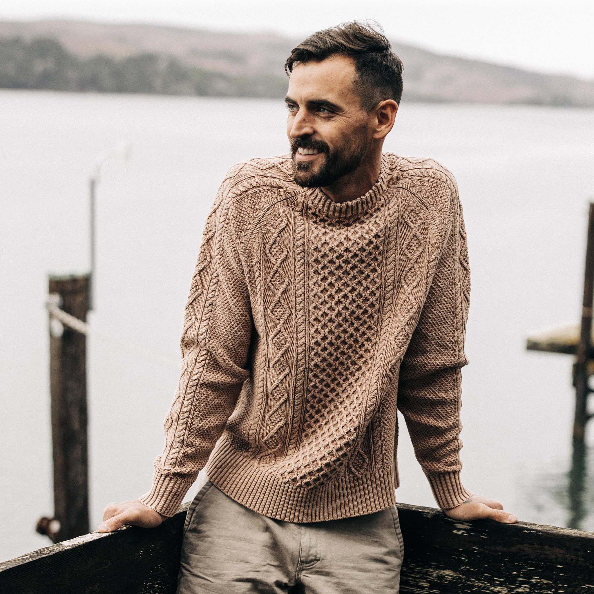 Taylor stitch top fisherman sweater