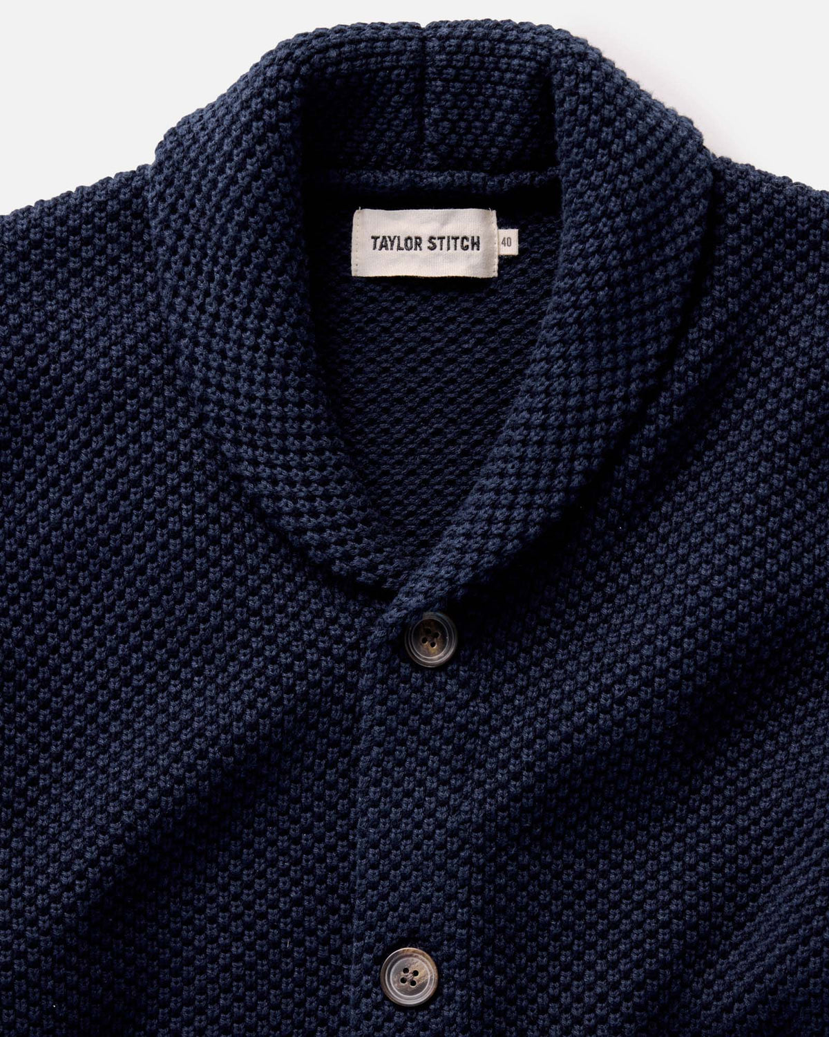 The Crawford Mens Cardigan Sweater in Navy | Taylor Stitch