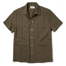The Havana in Olive Jacquard Stripe - featured image