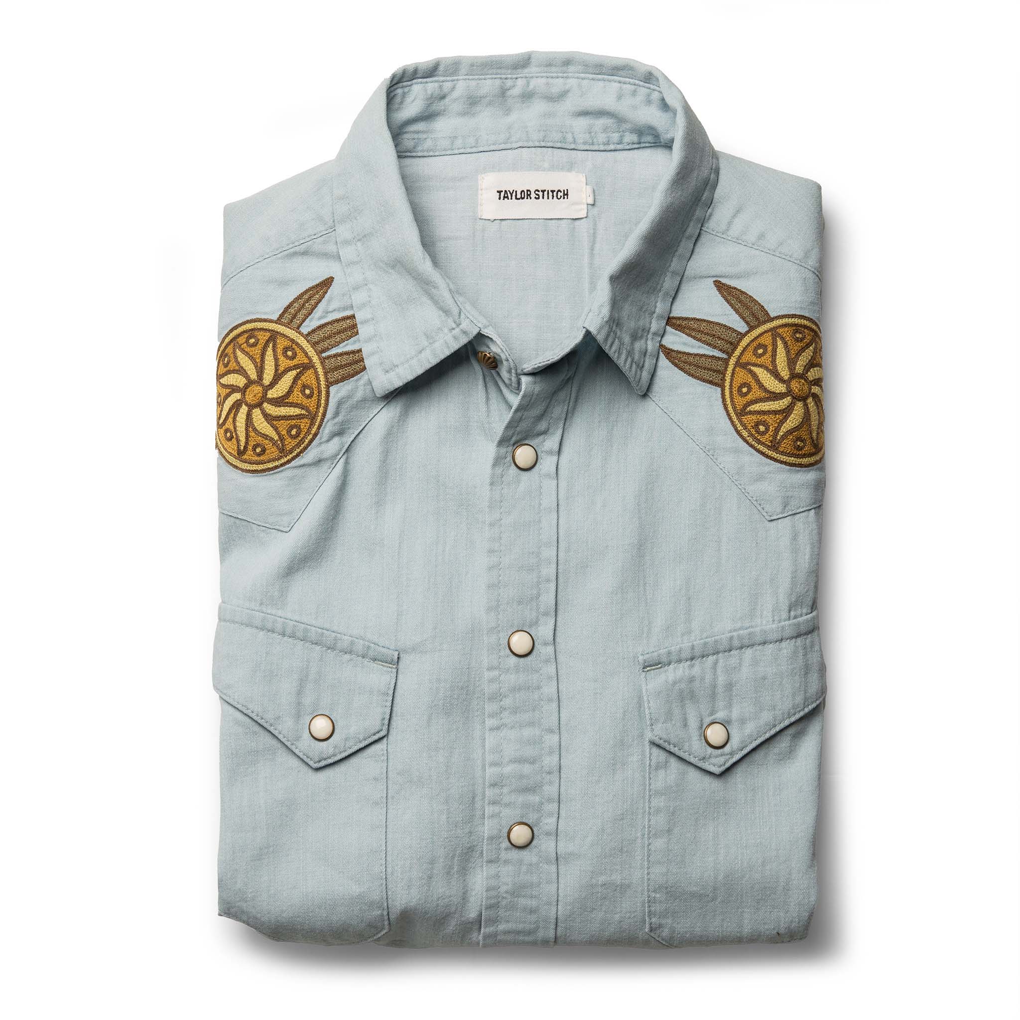 60s Union WASH & WEAR 無地 S/S Shirt Vintage 1960s OSH KOSH Chambray Work Shirt ~ L ~ 60s Work