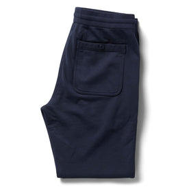 flatlay of The Fillmore Pant in Dark Navy, shown from the back
