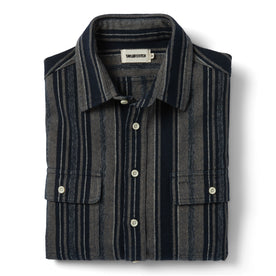 The Ledge Shirt in Ocean Stripe - featured image