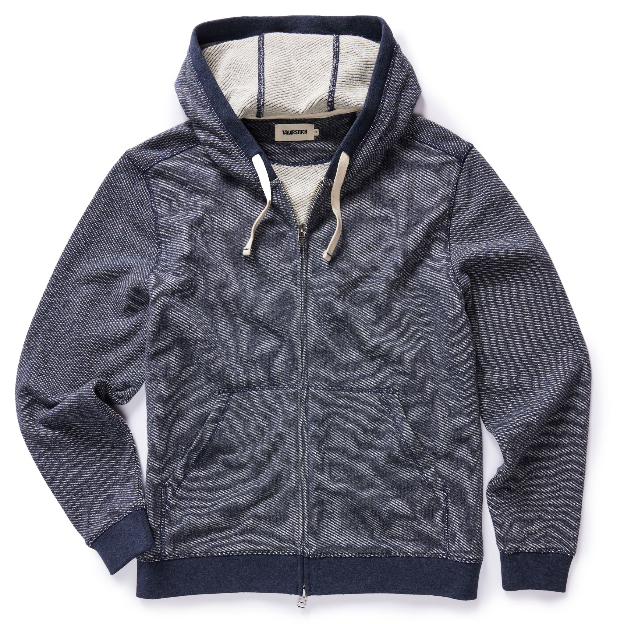 zip hoodie navy