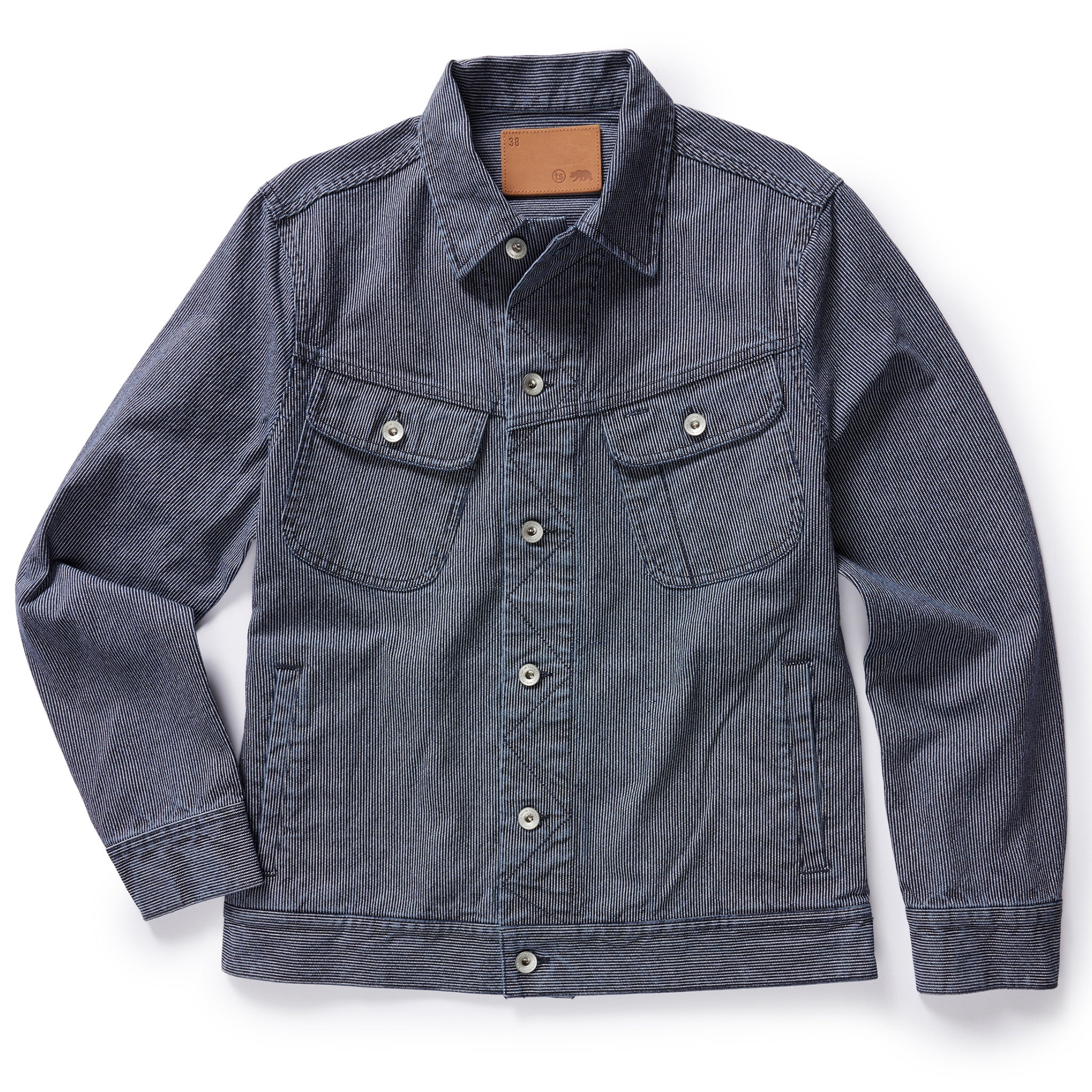 Long haul jacket indigo waffle discount