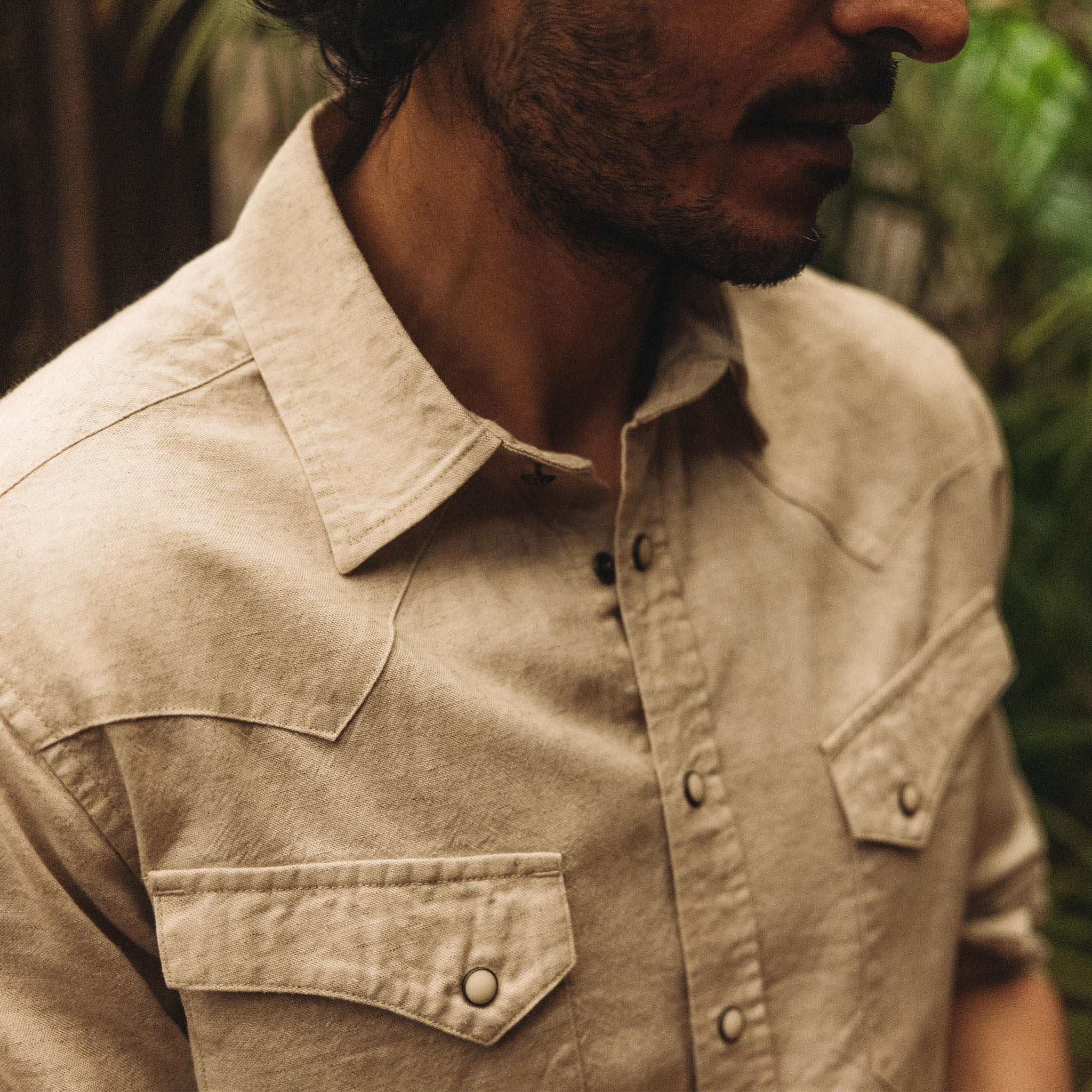 The Men's Western Shirt in Natural, Men's Shirts
