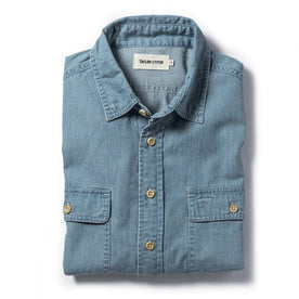 The Ledge Shirt in Sun Bleached Chambray - featured image