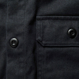 material shot of front pocket