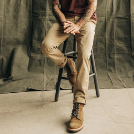 The Slim Foundation Pant in Organic Khaki - featured image