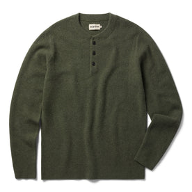 The Hudson Sweater in Heather Green - featured image