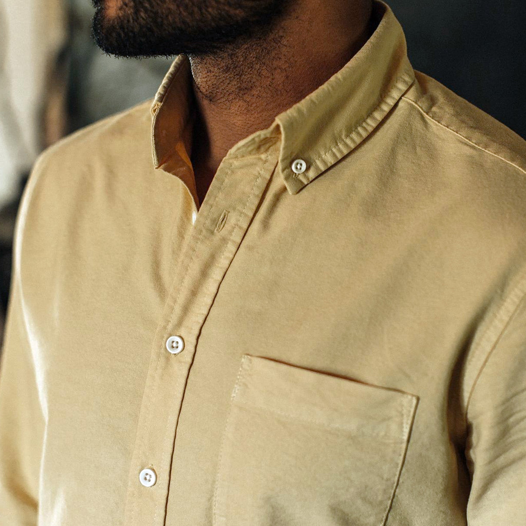 Beige oxford shirt online