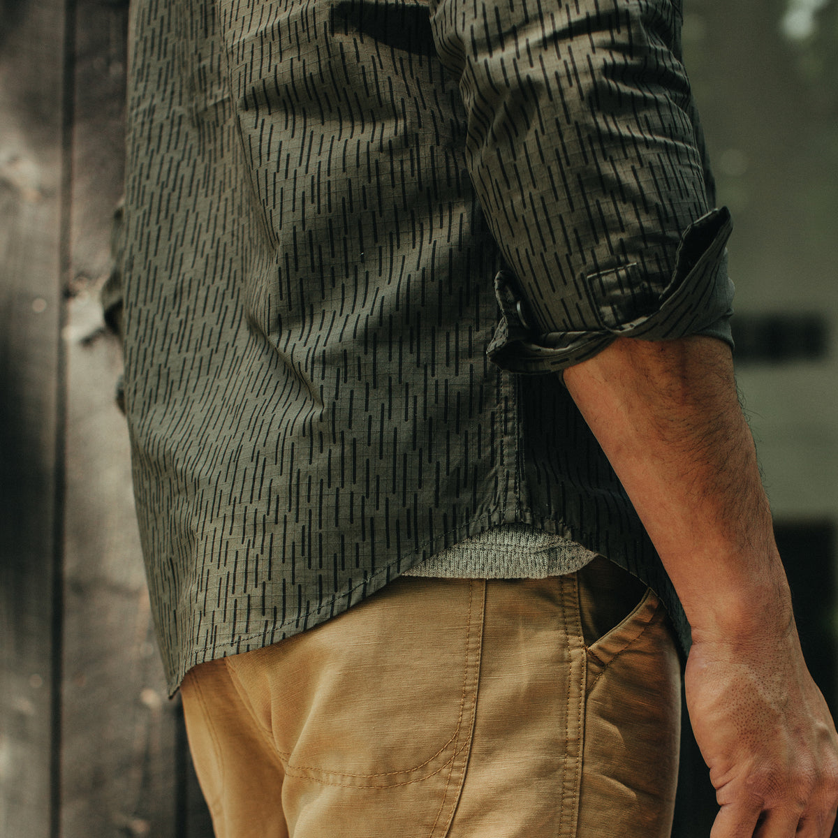 The Point Shirt in Rain Drop Camo | Taylor Stitch