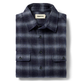 The Yosemite Shirt in Navy Shadow Plaid - featured image