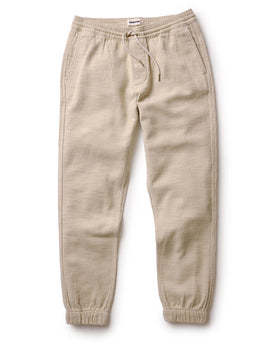 material shot of the pocket on The Apres Pant in Natural Sashiko , Bottoms by Taylor Stitch