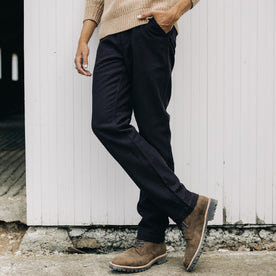 The Carnegie Pant in Espresso Wool - featured image
