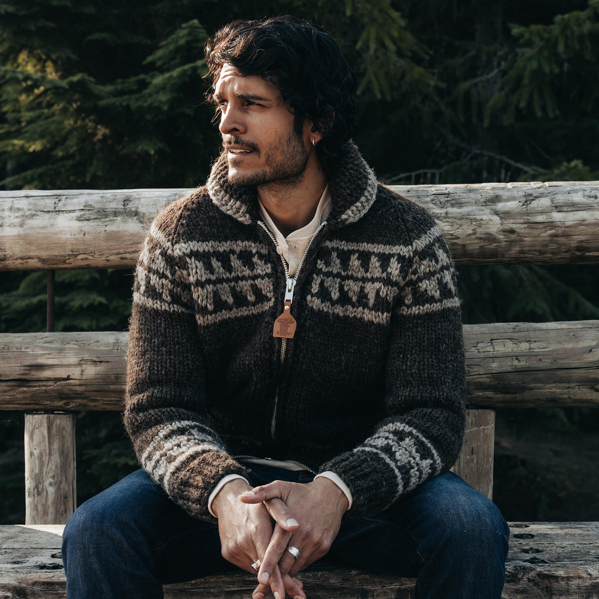 The Seawall Hand-Knit Sweater in Mahogany | Taylor Stitch