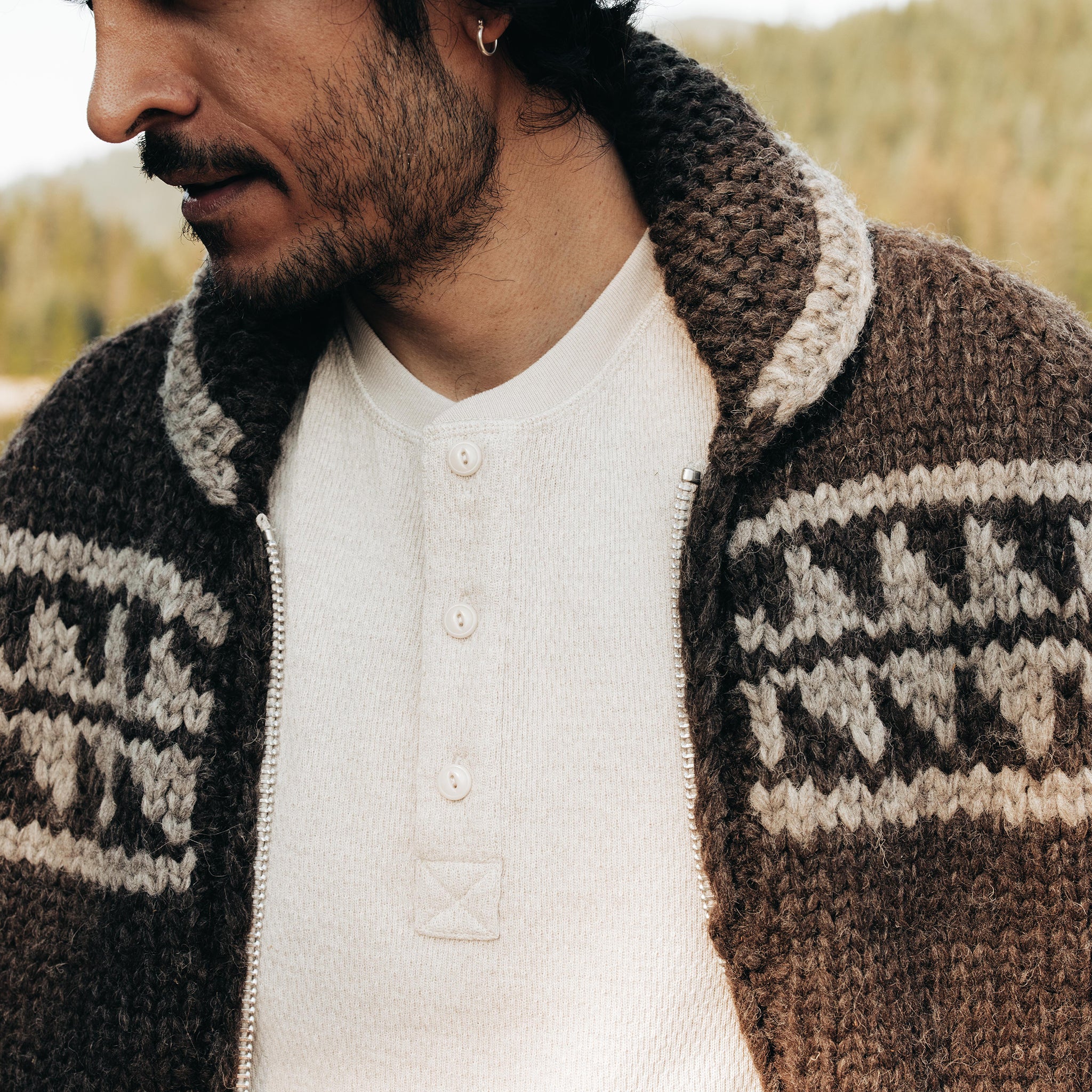 The Seawall Hand Knit Sweater in Mahogany Taylor Stitch