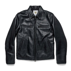 The Moto Jacket in Black Steerhide - featured image