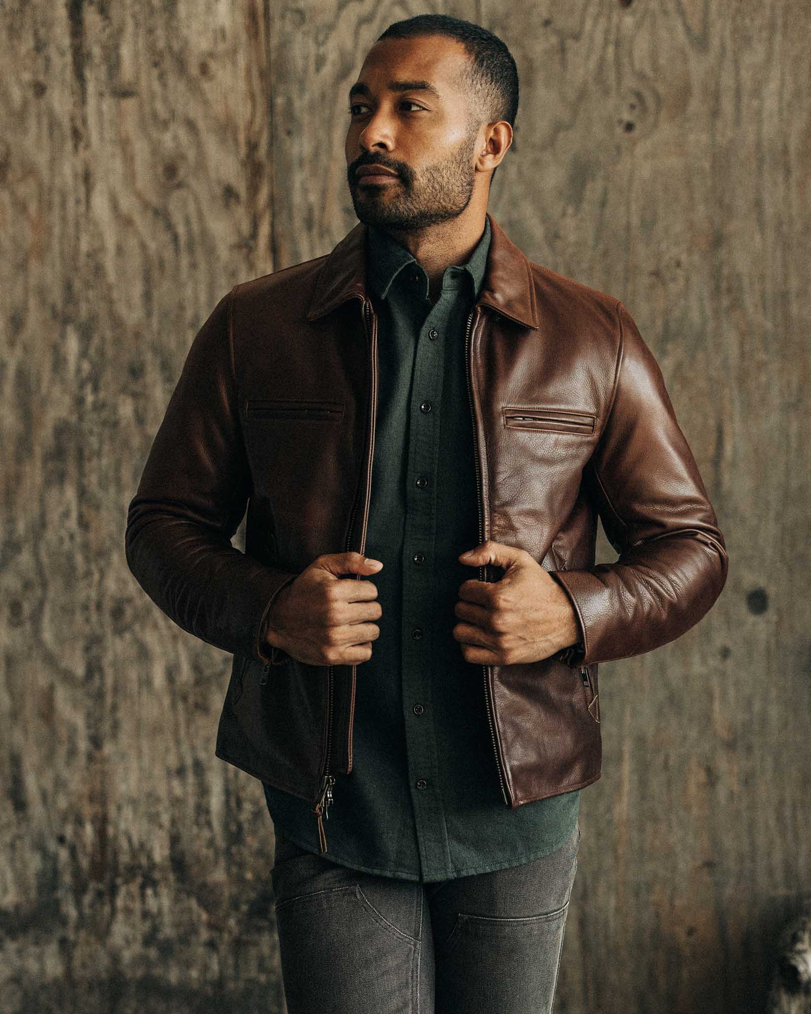 The Moto Jacket in Espresso Steerhide