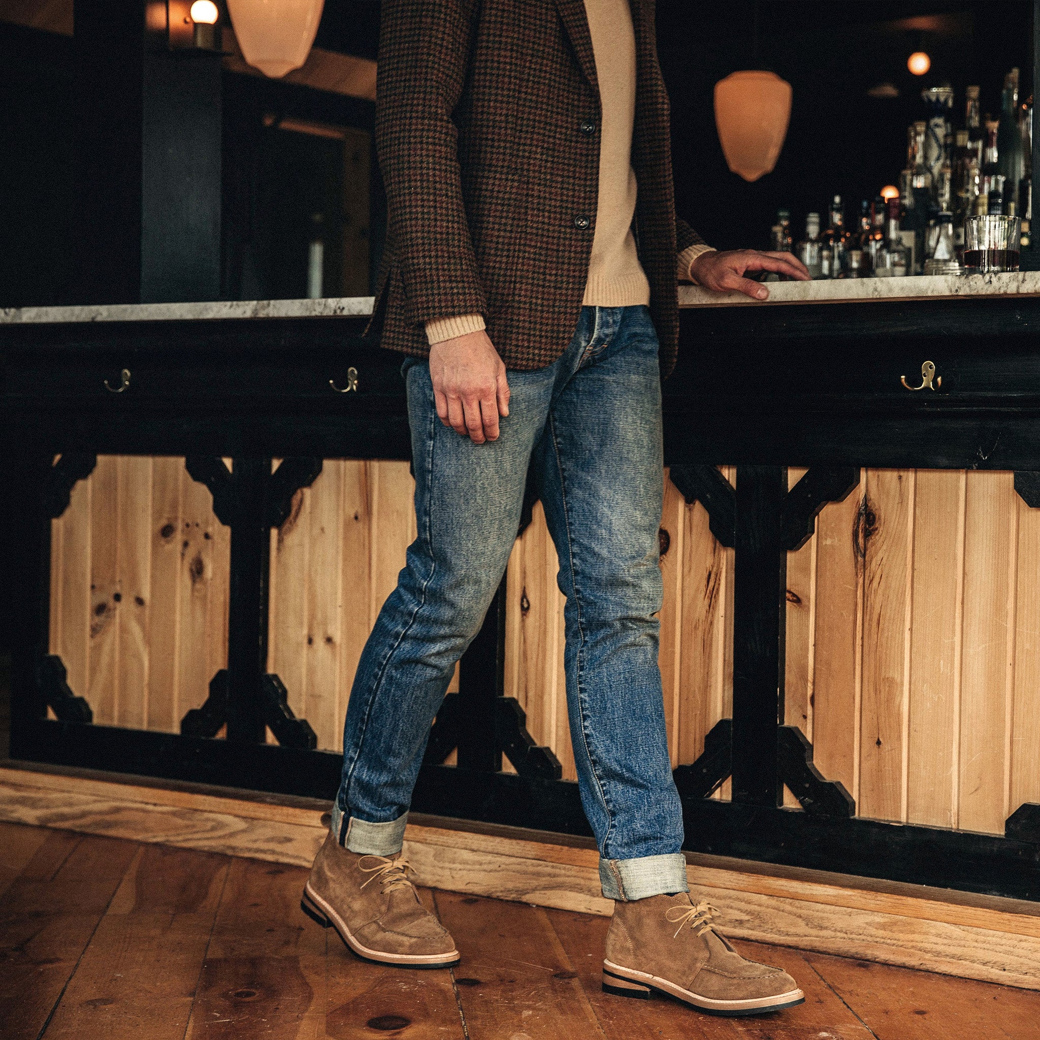 The Forester Chukka in Mushroom Suede