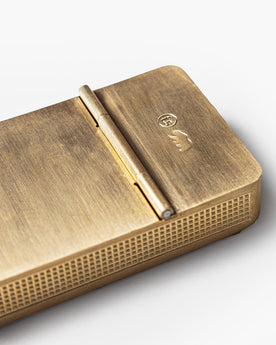 editorial image of TS detailing on The Tinder Box in Brass, Accessories by Taylor Stitch