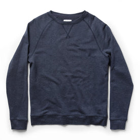 The Crewneck in Navy Donegal Terry: Featured Image