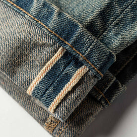 material shot of selvage coloring