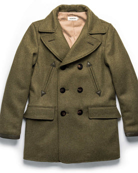 The Mendocino Peacoat in British Army: Featured Image, Outerwear by Taylor Stitch