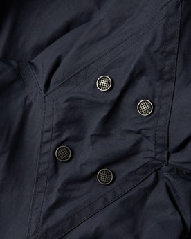 material shot of metal detailing, Outerwear by Taylor Stitch