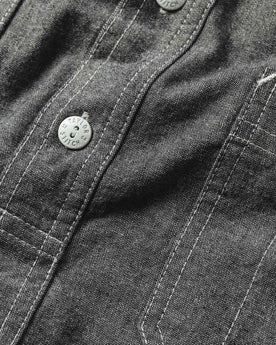 material shot of button, Wovens by Taylor Stitch