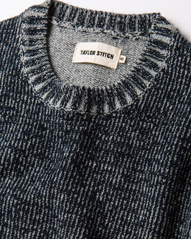 material shot of collar, Knits by Taylor Stitch