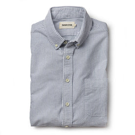 The Jack in Navy University Stripe Everyday Oxford - featured image