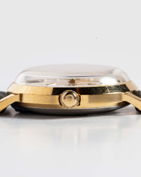 material shot of the side of The 1965 Timex Electric, Accessories by Taylor Stitch