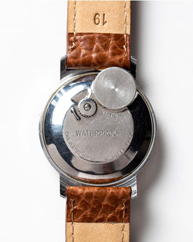 material shot of the back of The 1964 Timex Electric, Accessories by Taylor Stitch