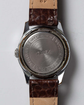 material shot of the back of The 1958 Timex Marlin Boy Scout, Accessories by Taylor Stitch
