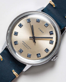 material shot of the 1974 Timex Viscount M31, Accessories by Taylor Stitch