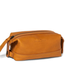 The Dopp Kit in Saddle Tan: Featured Image, Accessories by Taylor Stitch