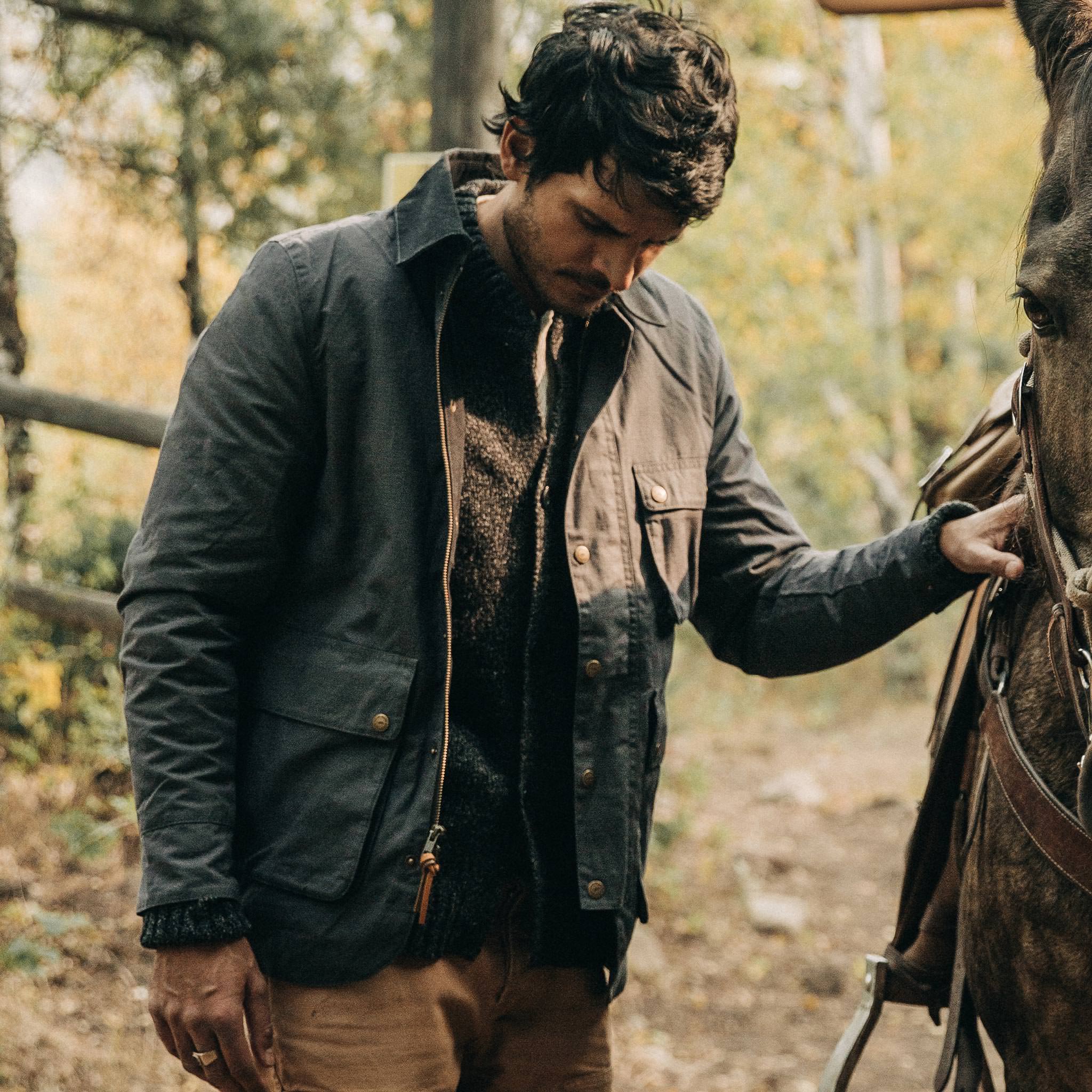 The Rover Jacket in Ripstop Slate Dry Wax | Taylor Stitch