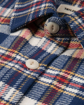 The Crater Shirt in Navy Plaid: Alternate Image 5, Wovens by Taylor Stitch