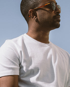 The Triblend Tee in White: Alternate Image 3, Knits by Taylor Stitch