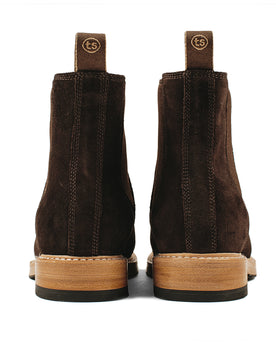 The Ranch Boot in Weatherproof Chocolate Suede: Alternate Image 10, Footwear by Taylor Stitch
