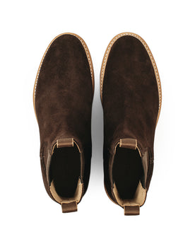 The Ranch Boot in Weatherproof Chocolate Suede: Alternate Image 11, Footwear by Taylor Stitch